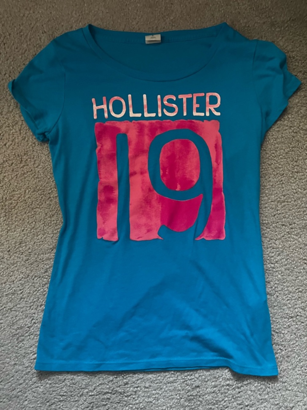 Vintage blue Hollister y2k tee womens 2000’s